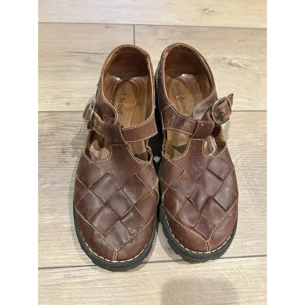 Joseph Seibel size 42 Women's Sandals Fisherman Brown Comfort Shoes F25